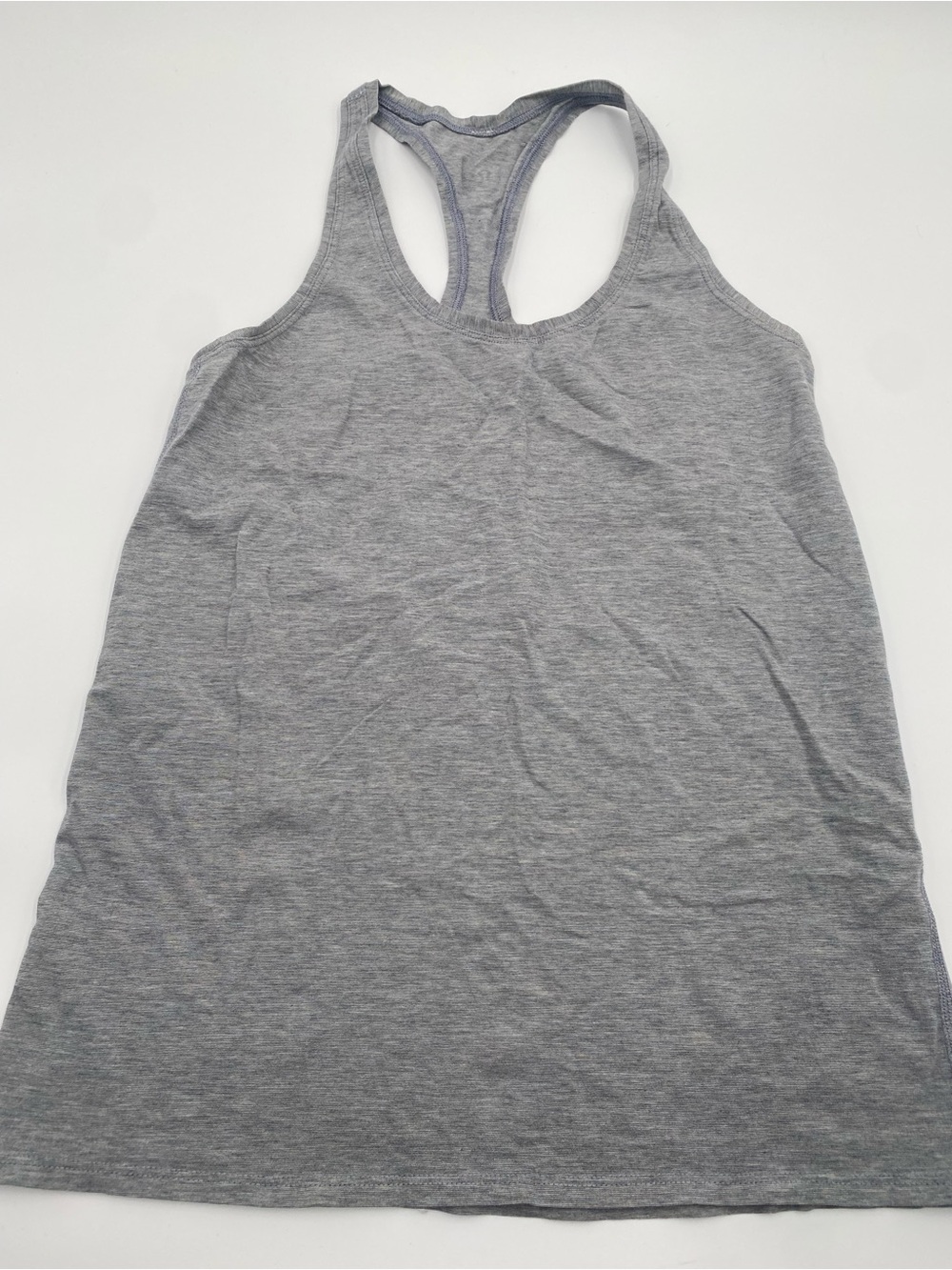 lululemon Love Tank Heather Gray with Hyperstripe Racerback Tank
